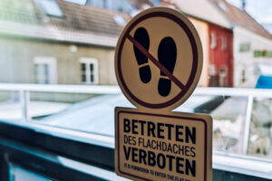 Betreten Verboten Digitaldruck